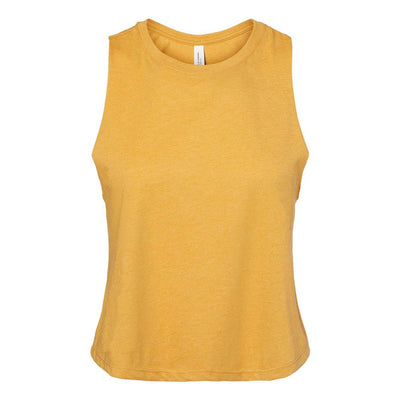 CUSTOM BEST LIFE  RACERBACK CROP TANK Bella+Canvas women's classic fit