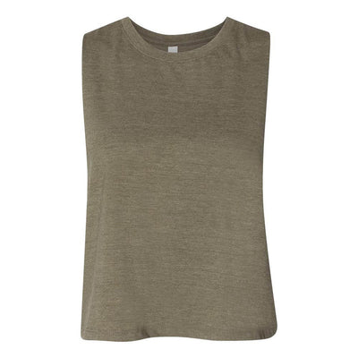CUSTOM BEST LIFE  RACERBACK CROP TANK Bella+Canvas women's classic fit