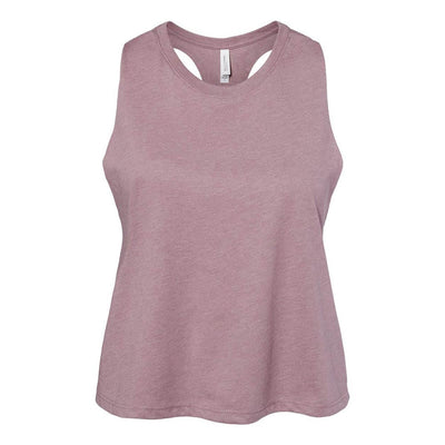 CUSTOM BEST LIFE  RACERBACK CROP TANK Bella+Canvas women's classic fit