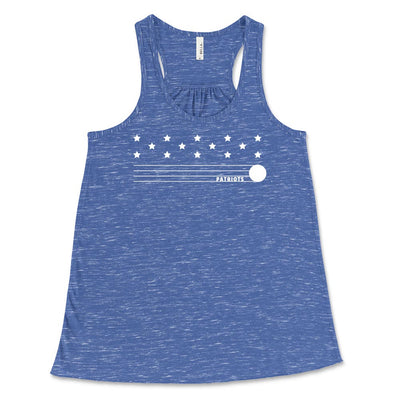 PATRIOTS FLAG FLOWY TANK ~ GLENVIEW PATRIOTS ~ women's flowy fit