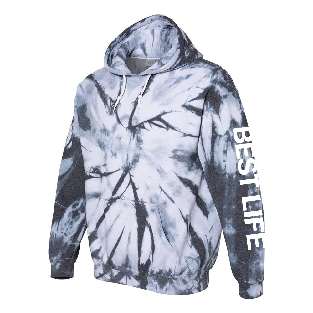 BEST LIFE TIE DYE HOODIE  adult  classic fit - humanKIND