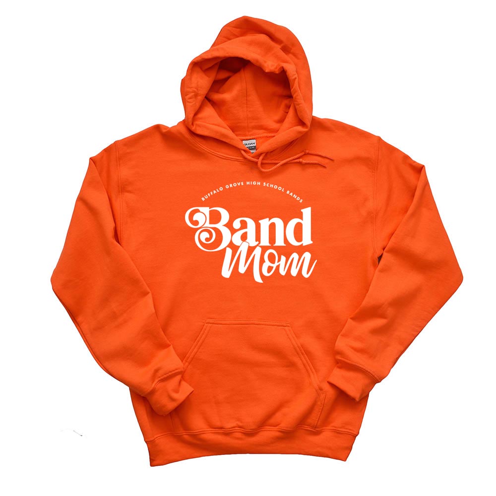 BAND MOM HOODIE ~ BUFFALO GROVE HIGH SCHOOL BANDS ~ adult ~ classic unisex fit
