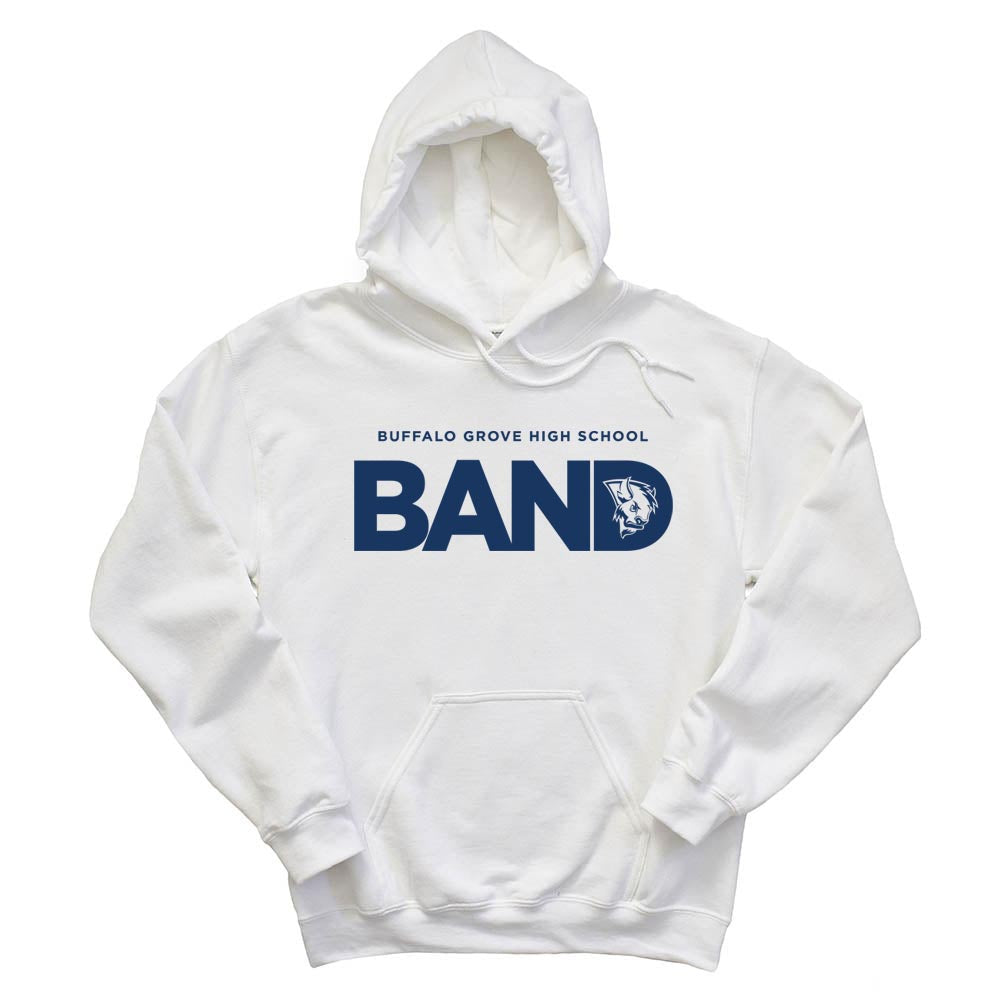 BAND MASCOT HOODIE ~ BUFFALO GROVE HIGH SCHOOL BANDS ~youth and adult ~ classic unisex fit