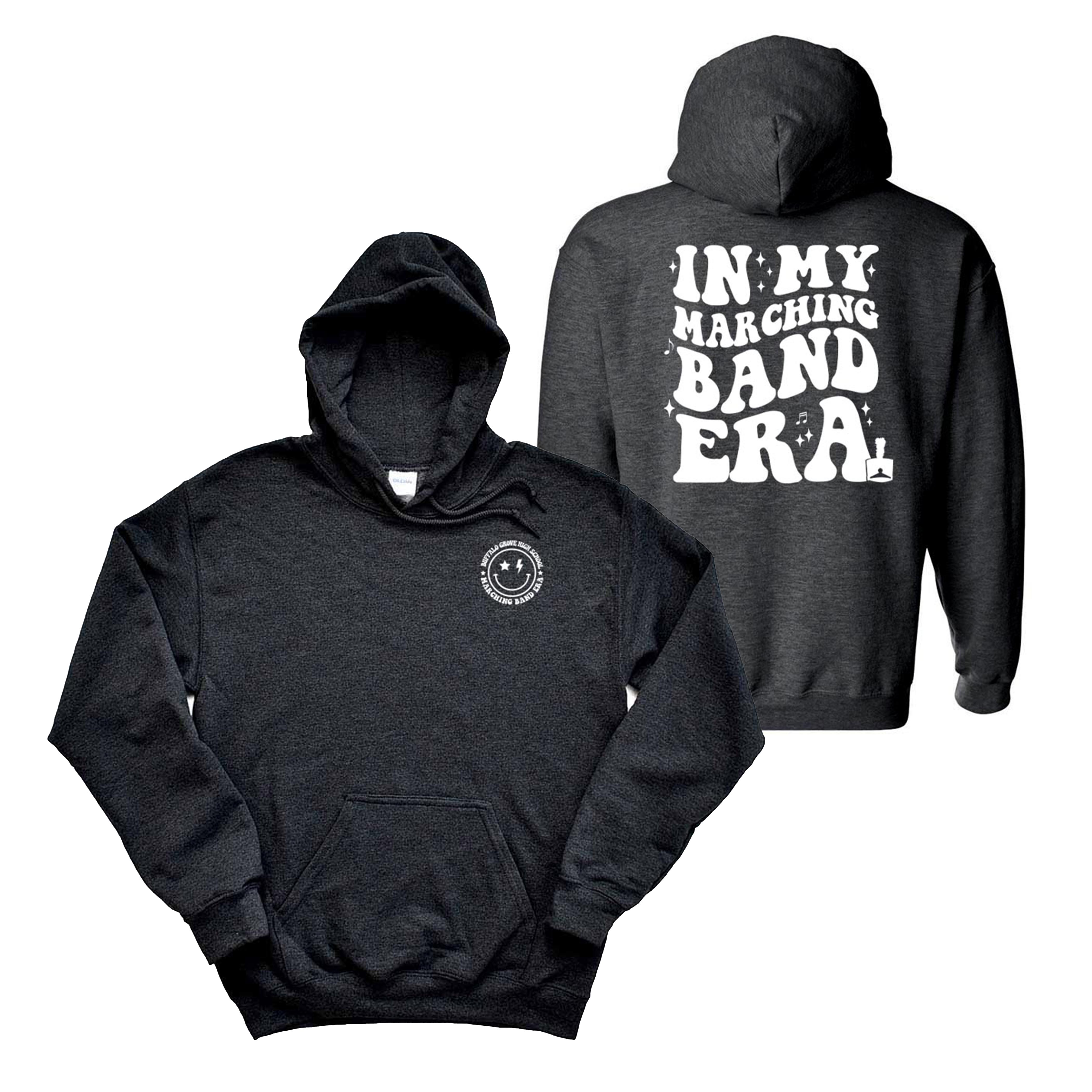 IN MY MARCHING BAND ERA HOODIE ~ BUFFALO GROVE HIGH SCHOOL BANDS ~youth & adult ~ classic unisex fit