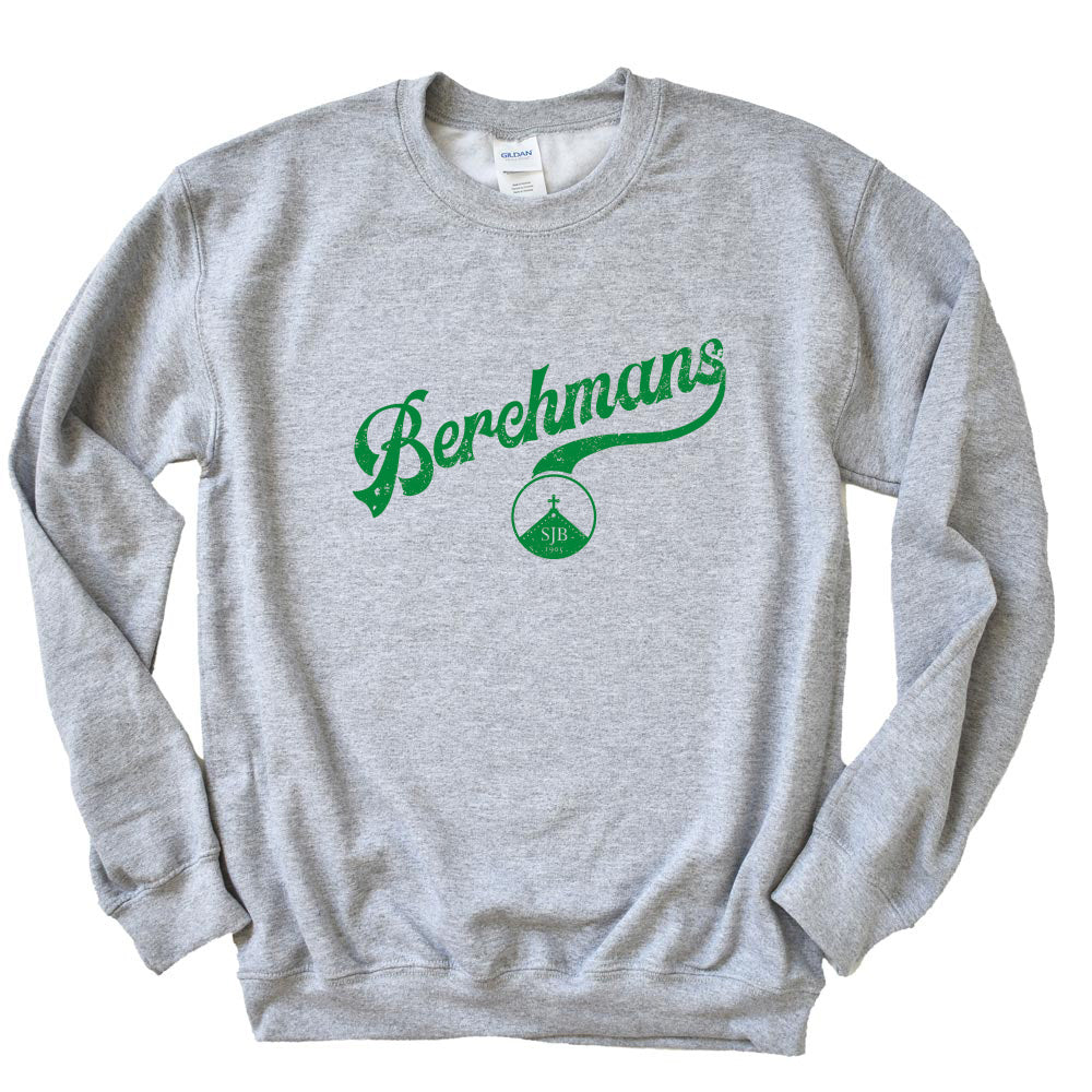 ST. JOHN BERCHMANS<br> Retro Script Logo<br> youth sweatshirt - relaxed fit