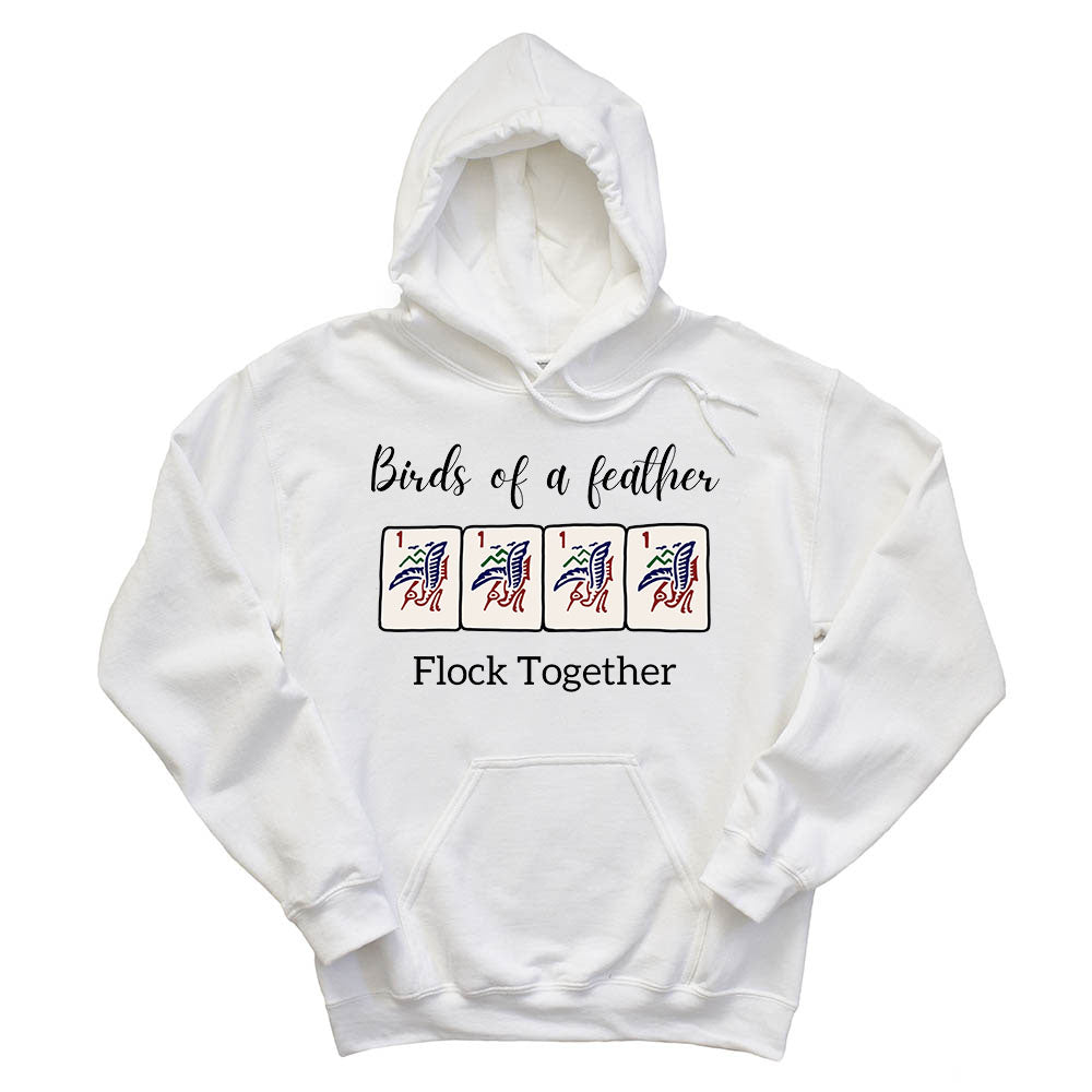 BIRDS OF A FEATHER MAH JONGG ~ unisex hoodie ~ classic fit