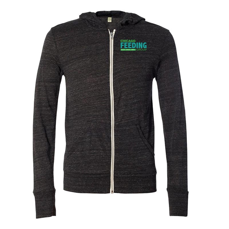 Chicago Feeding Group Eco-Jersey FULL ZIP HOODIE <br />alternative apparel - humanKIND shop with a purpose