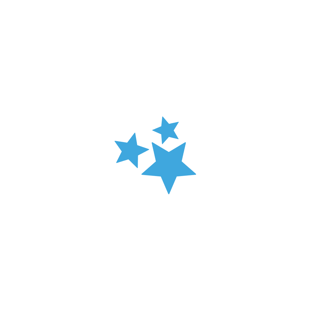 DESIGN: COLUMBIA BLUE TRI STARS