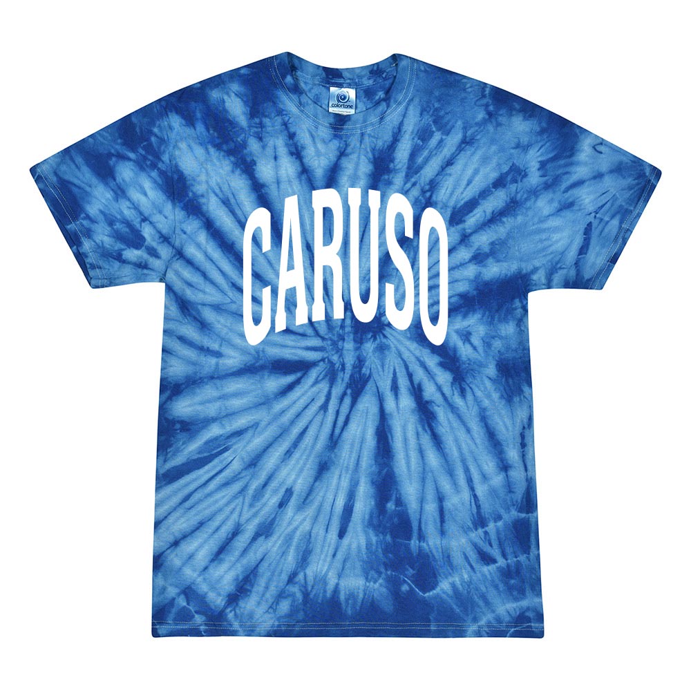 CARUSO ARC TIE DYE UNISEX COTTON TEE ~ CARUSO MIDDLE SCHOOL ~ youth & adult ~ classic fit