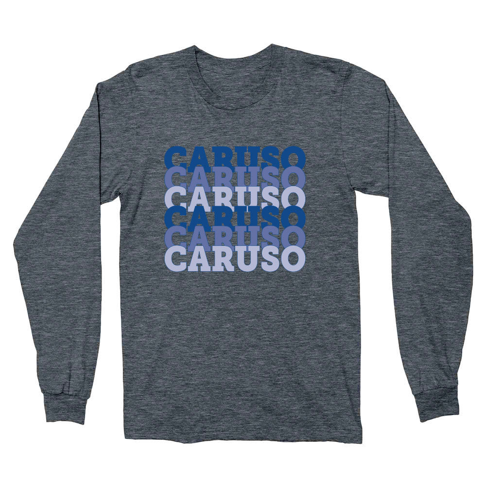 CARUSO REPEATER UNISEX COTTON LONG SLEEVE TEE ~ CARUSO MIDDLE SCHOOL ~ youth & adult ~ classic fit