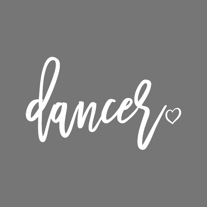 DESIGN: DANCE-DANCER SCRIPT WITH HEART