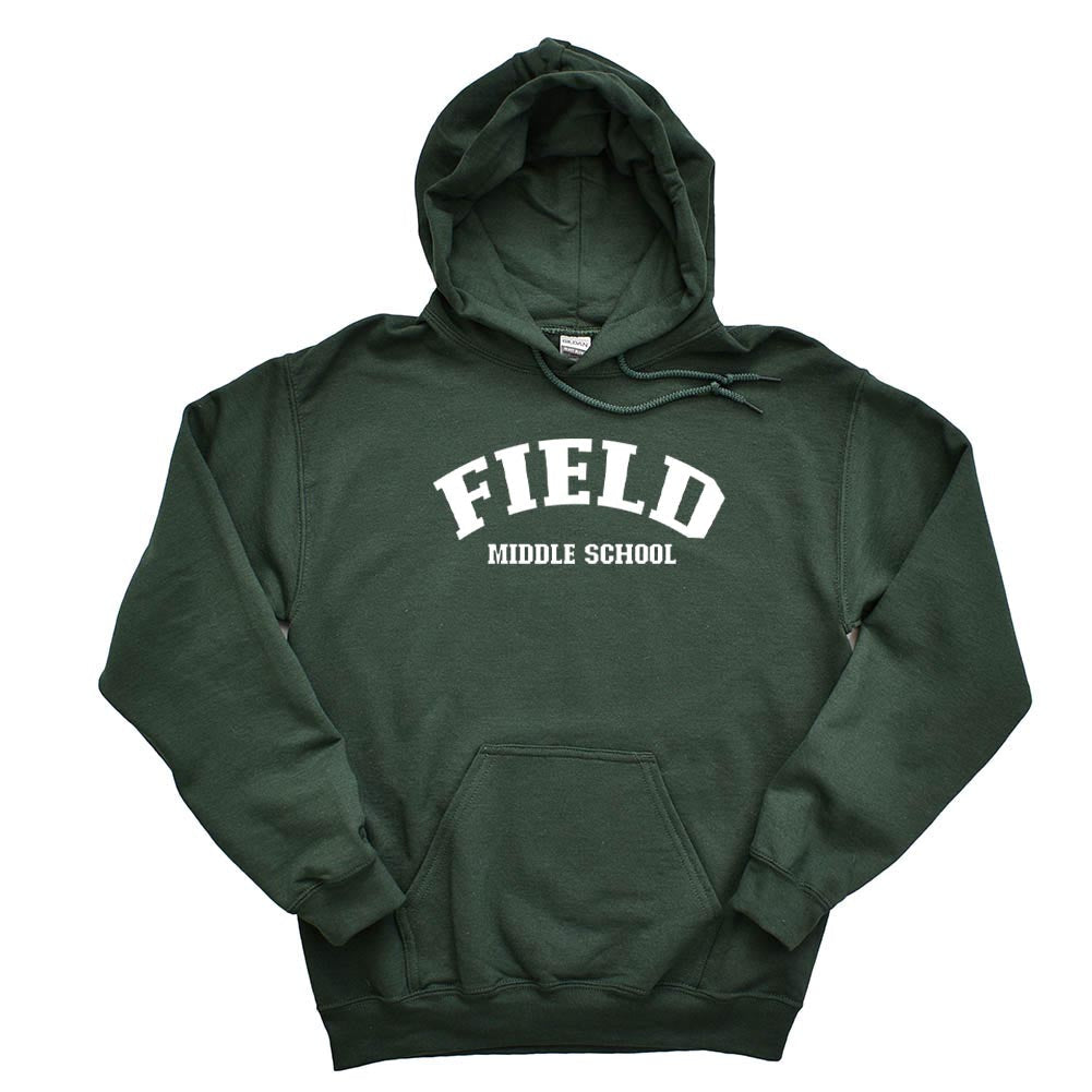 FIELD ARC HOODIE ~ FIELD MIDDLE SCHOOL ~ youth & adult ~ classic fit