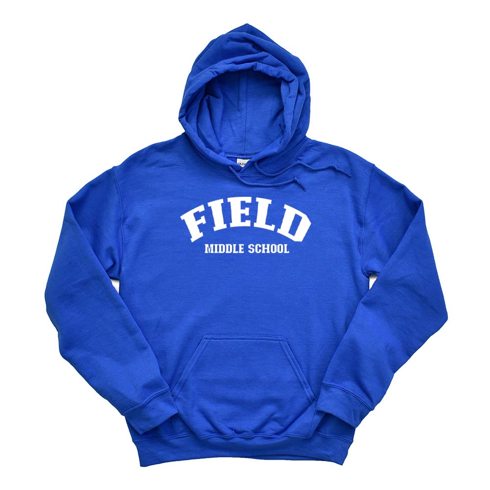 FIELD ARC HOODIE ~ FIELD MIDDLE SCHOOL ~ youth & adult ~ classic fit