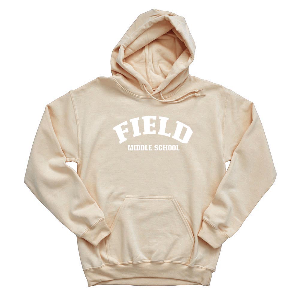 FIELD ARC HOODIE ~ FIELD MIDDLE SCHOOL ~ youth & adult ~ classic fit