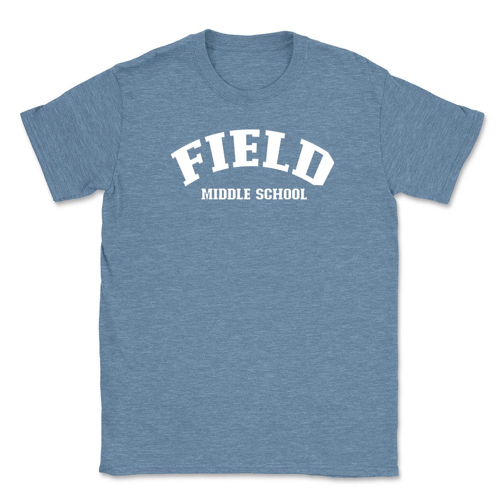 FIELD ARC TEE ~ FIELD MIDDLE SCHOOL ~ youth & adult ~ classic fit