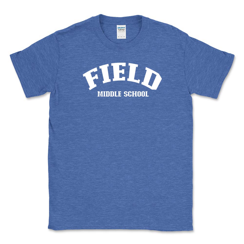 FIELD ARC TEE ~ FIELD MIDDLE SCHOOL ~ youth & adult ~ classic fit