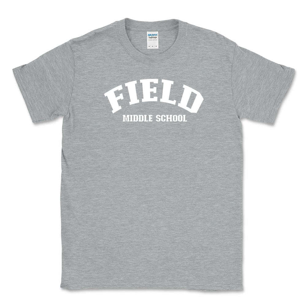 FIELD ARC TEE ~ FIELD MIDDLE SCHOOL ~ youth & adult ~ classic fit