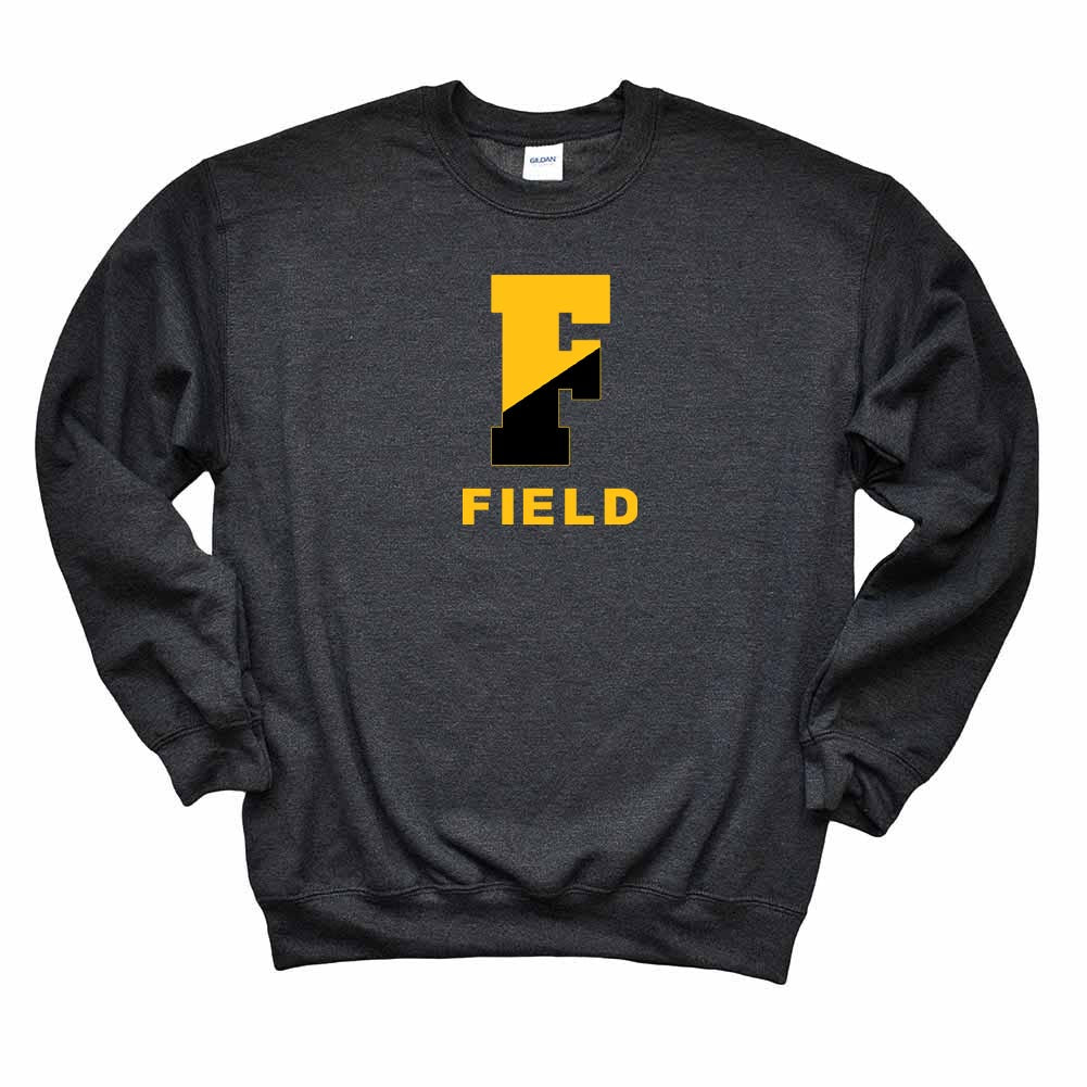 SPLIT F SWEATSHIRT ~ FIELD MIDDLE SCHOOL ~ youth & adult ~ classic fit