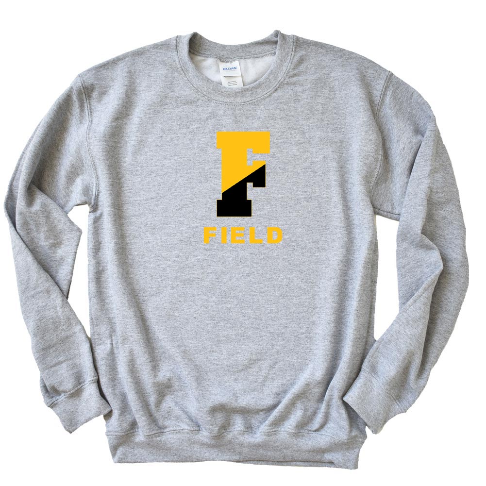 SPLIT F SWEATSHIRT ~ FIELD MIDDLE SCHOOL ~ youth & adult ~ classic fit