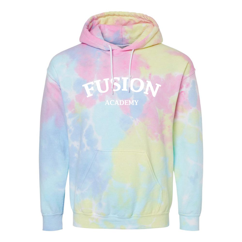 ARC TIE DYE HOODIE ~ FUSION ACADEMY ~ youth & adult ~ classic fit