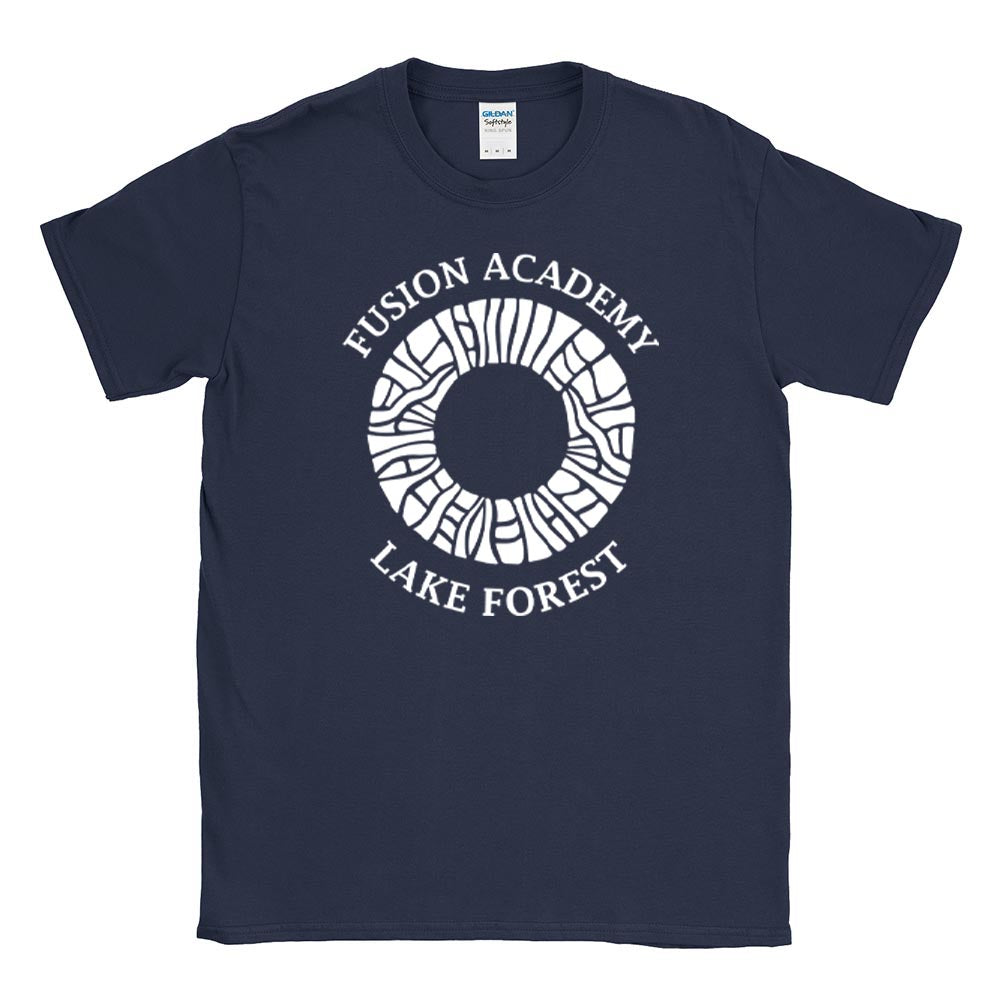 MOSAIC ARC UNISEX COTTON SOFTSTYLE TEE ~ FUSION ACADEMY LAKE FOREST ~ classic fit