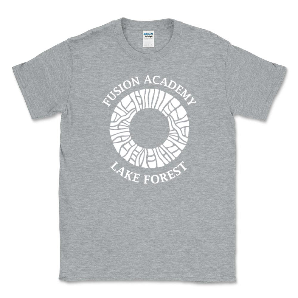 MOSAIC ARC UNISEX COTTON SOFTSTYLE TEE ~ FUSION ACADEMY LAKE FOREST ~ classic fit