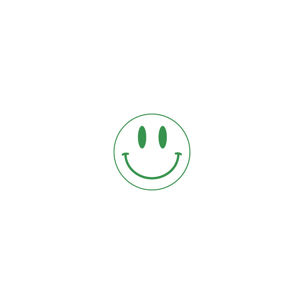 DESIGN: GREEN SMILEY