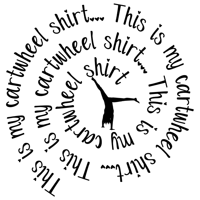 DESIGN: GYMNASTICS-THIS IS MY CARTWHEEL SHIRT