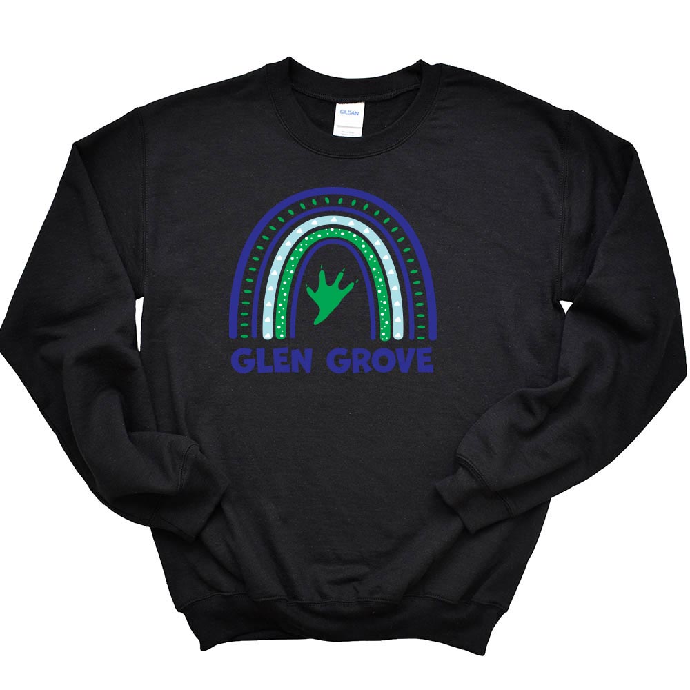 RAINBOW SWEATSHIRT ~ GLEN GROVE ~ youth & adult ~ classic unisex fit