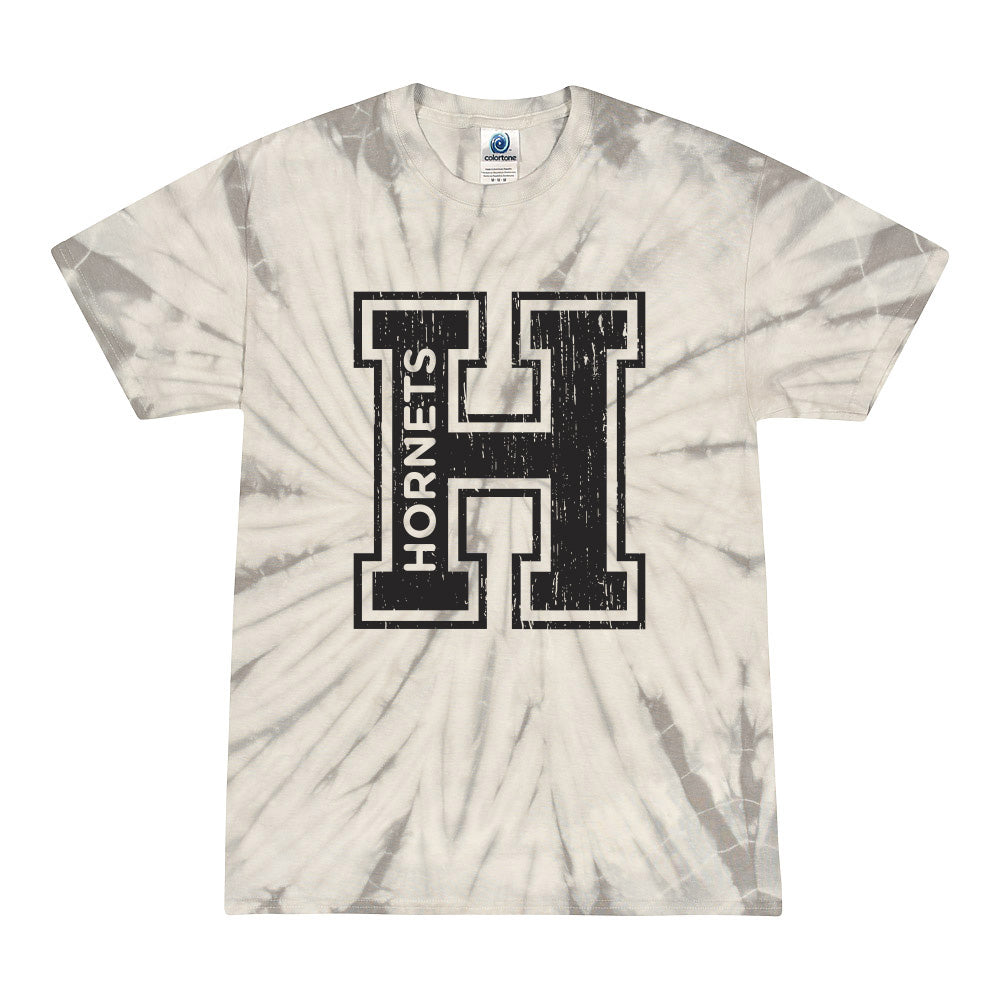 H HORNETS TIE DYE TEE ~ HOFFMAN ELEMENTARY SCHOOL ~ youth & adult ~ classic unisex fit