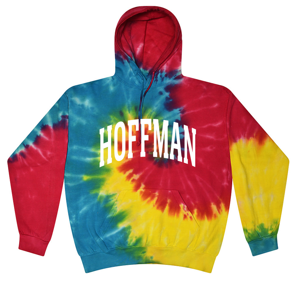 HOFFMAN ARC TIE DYE HOODIE ~ youth and adult ~ classic unisex fit