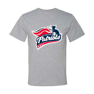 GLENVIEW PATRIOTS DRIPOWER TEE ~  GLENVIEW PATRIOTS ~ youth & adult