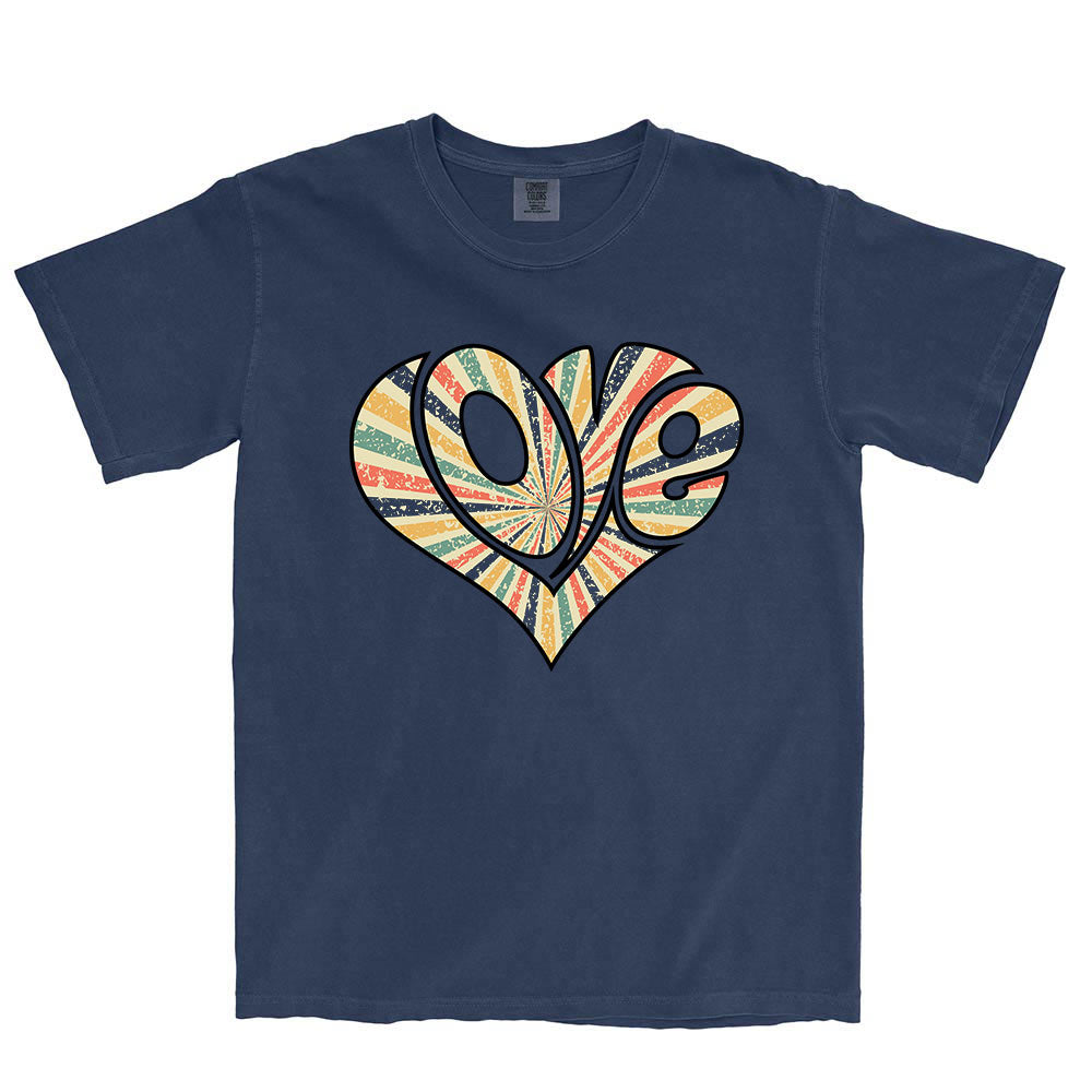 LOVE HEART <br />unisex tee <br /> boxy fit