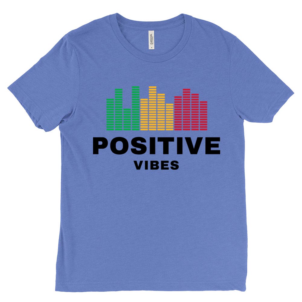 LITTLE ACTIVISTS POSITIVE VIBES TRIBLEND TEE ~ baby 