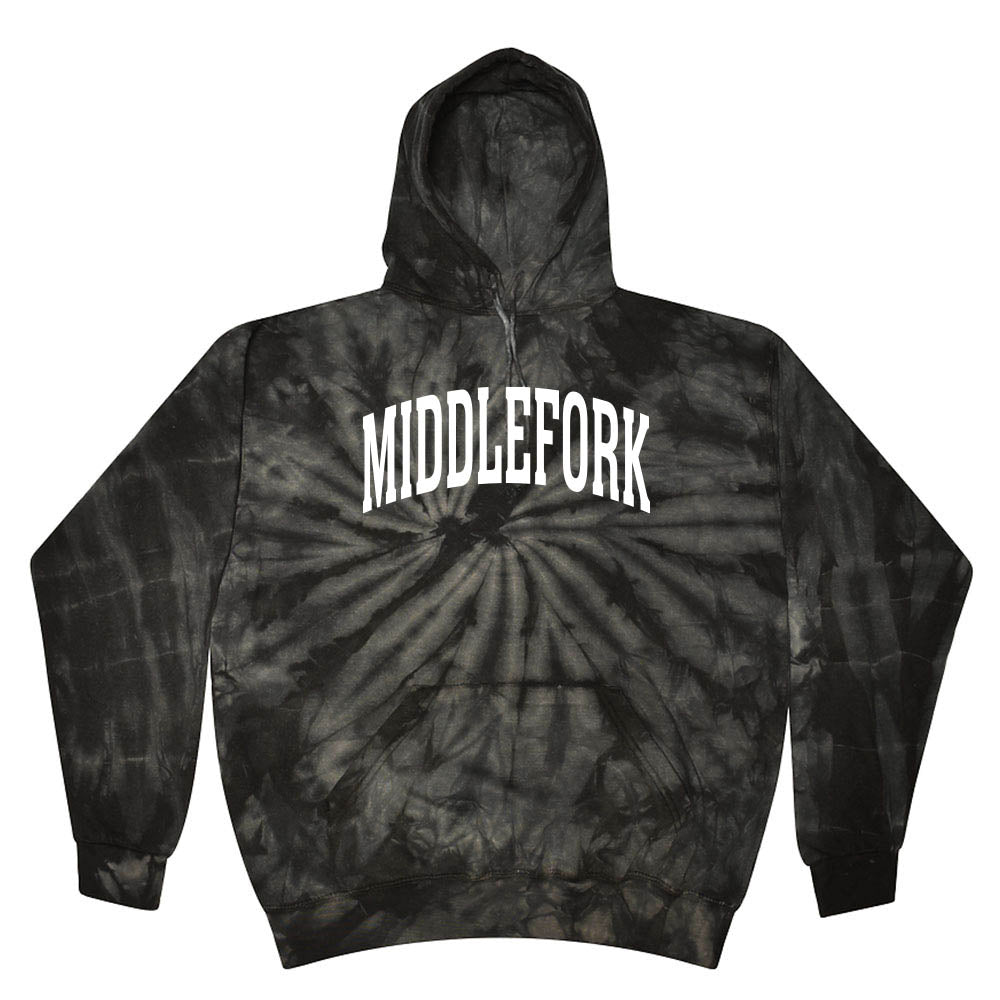 EXTENDED ARC TIE DYE HOODIE ~ MIDDLEFORK ELEMENTARY ~ youth & adult ~ classic unisex fit