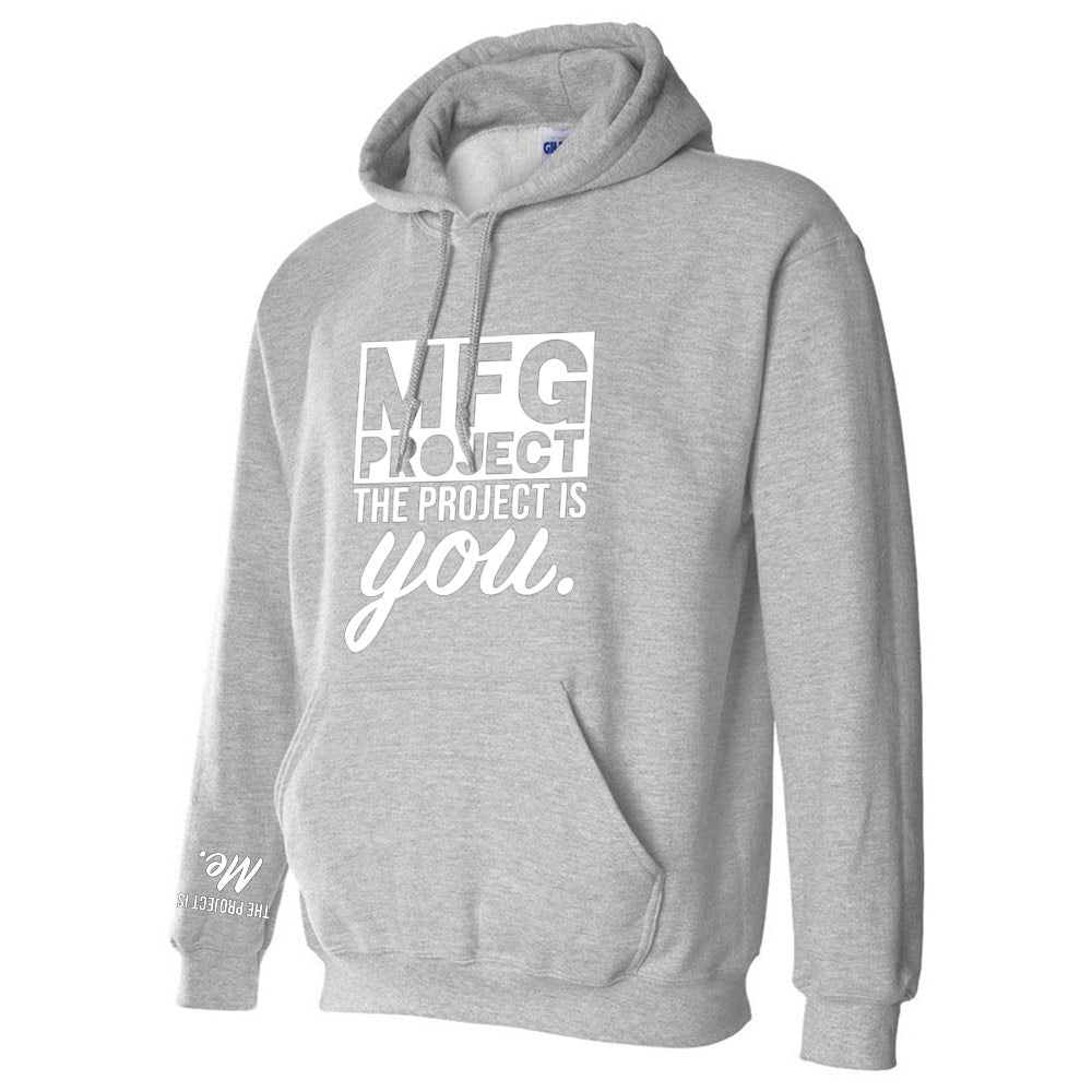 MFG - THE PROJECT IS YOU / ME   unisex hoodie  classic fit - humanKIND