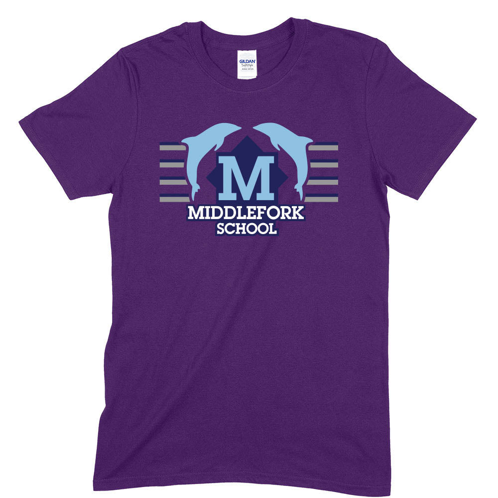 MIDDLEFORK LOGO TEE  ~ youth and adult  ~ classic unisex fit