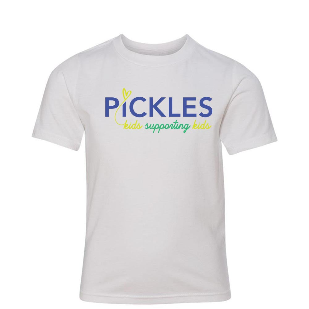 PICKLES COLOR LOGO   youth jersey tee  slim fit