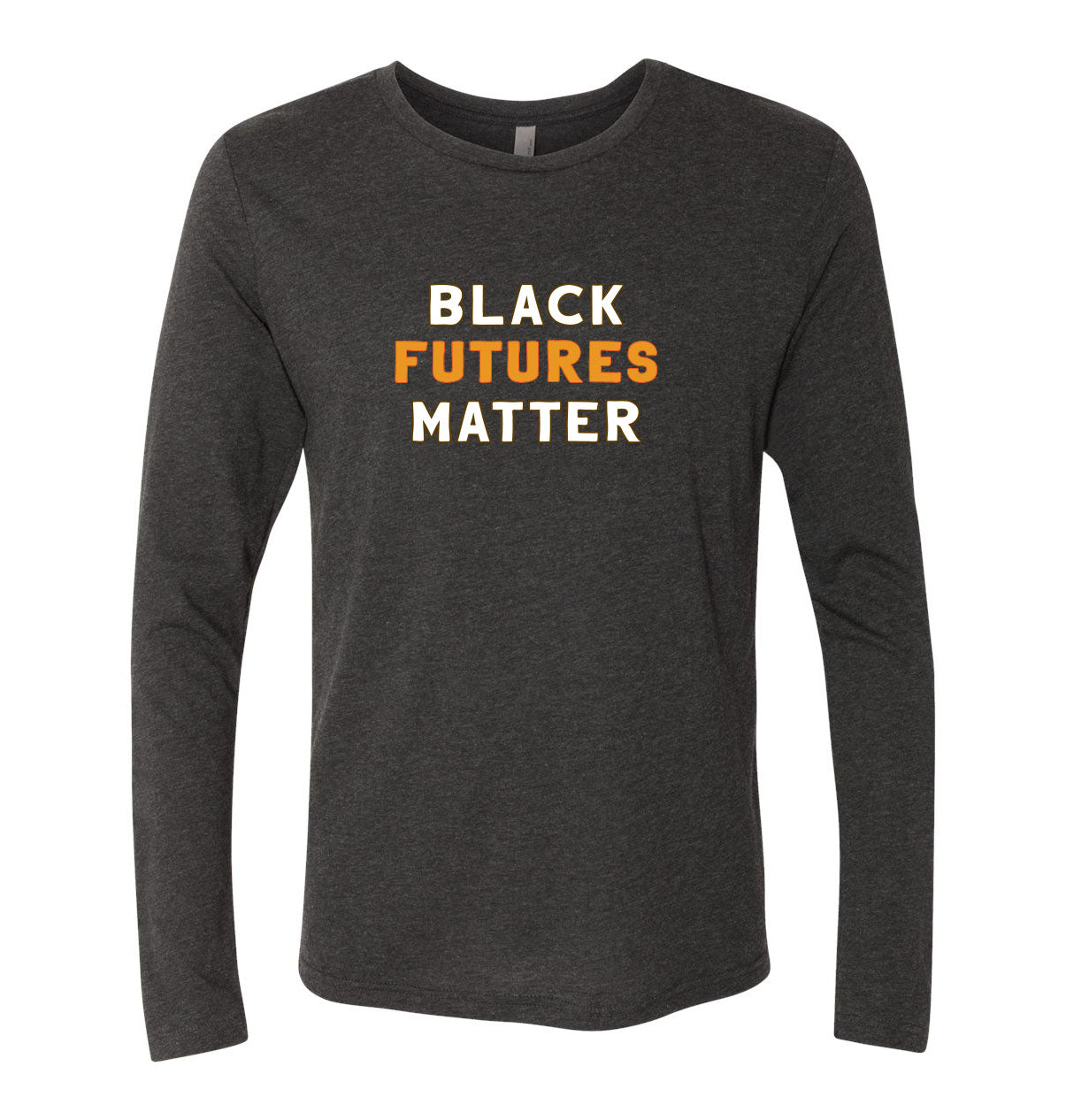 BLACK FUTURES MATTER NEXT LEVEL UNISEX TRIBLEND LONG SLEEVE  classic fit - humanKIND shop with a purpose