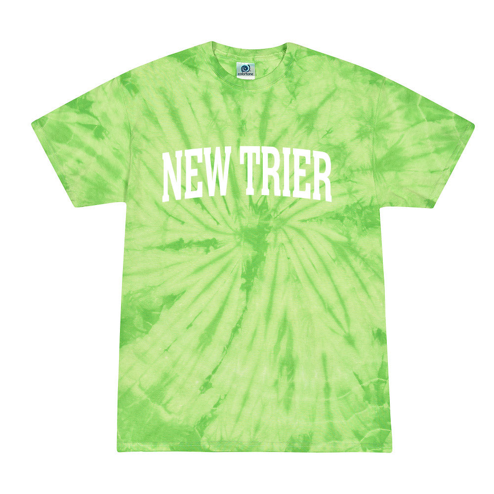 NEW TRIER ARC TIE DYE TEE ~ youth and adult ~ classic fit