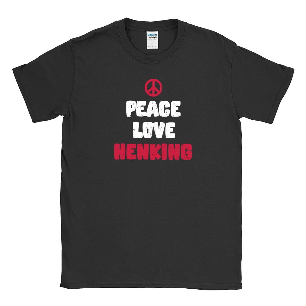 PEACE LOVE HENKING TEE ~  HENKING ELEMENTARY SCHOOL ~ youth & adult ~ classic unisex fit