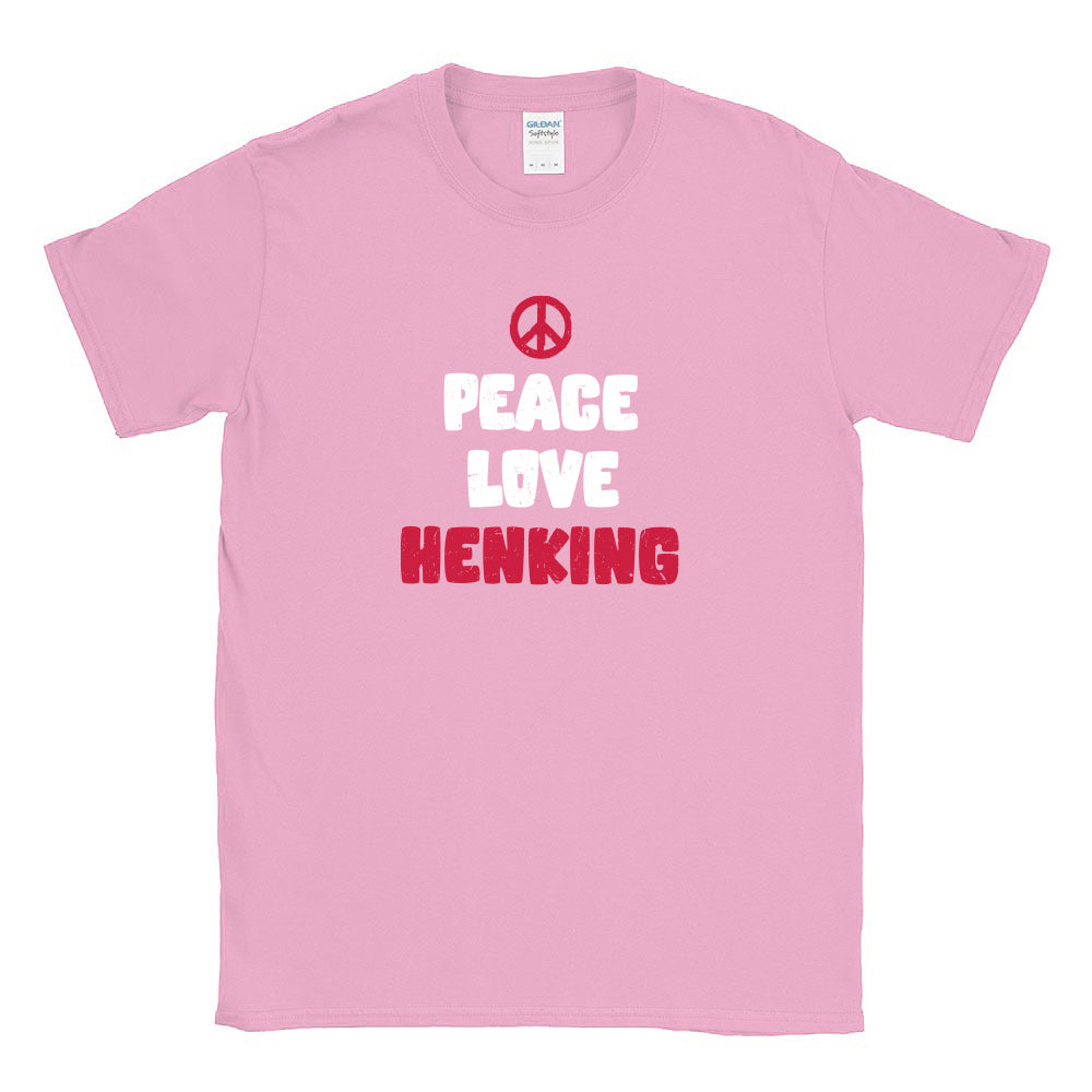 PEACE LOVE HENKING TEE  ~  HENKING ELEMENTARY SCHOOL ~ youth & adult ~ classic unisex fit
