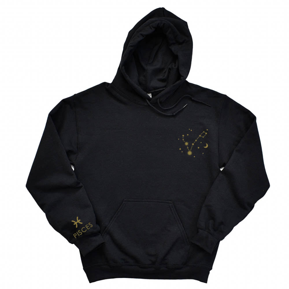 PISCES -  ZODIAC CONSTELLATION<br />  unisex hoodie <br />classic fit