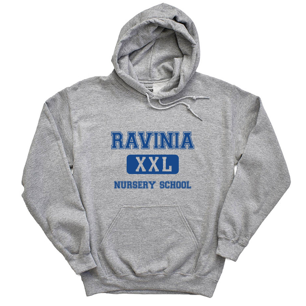 RAVINIA NURSERY SCHOOL XXL  ~ ADULT HOODIE  ~ classic fit