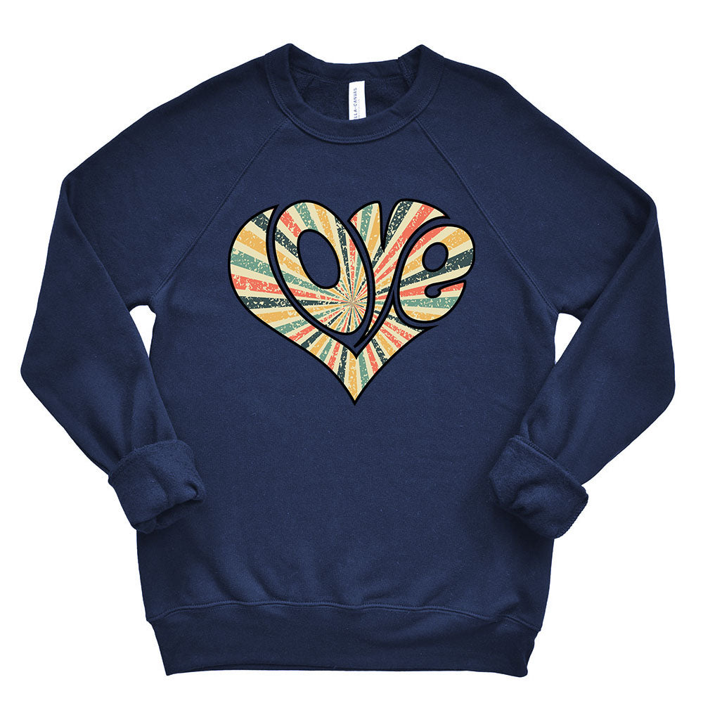 LOVE HEART <br />unisex sweatshirt