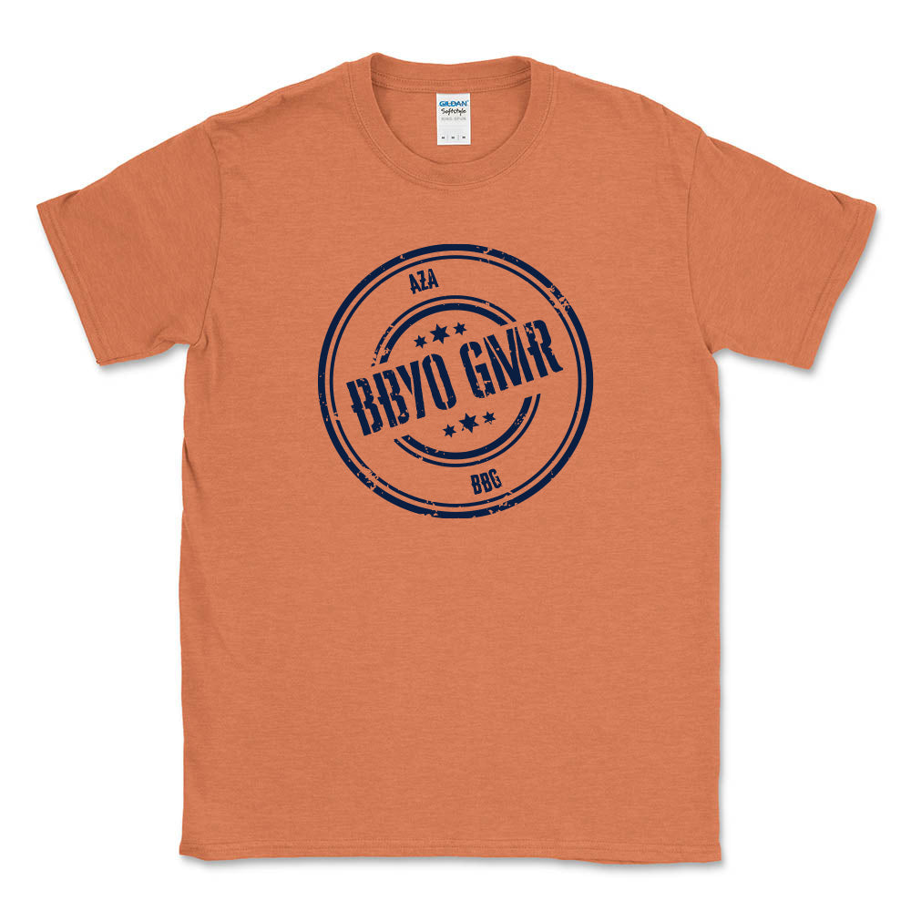 BBYO GMR: RUBBER STAMP BBG & AZA <br> softstyle tee <br> classic fit