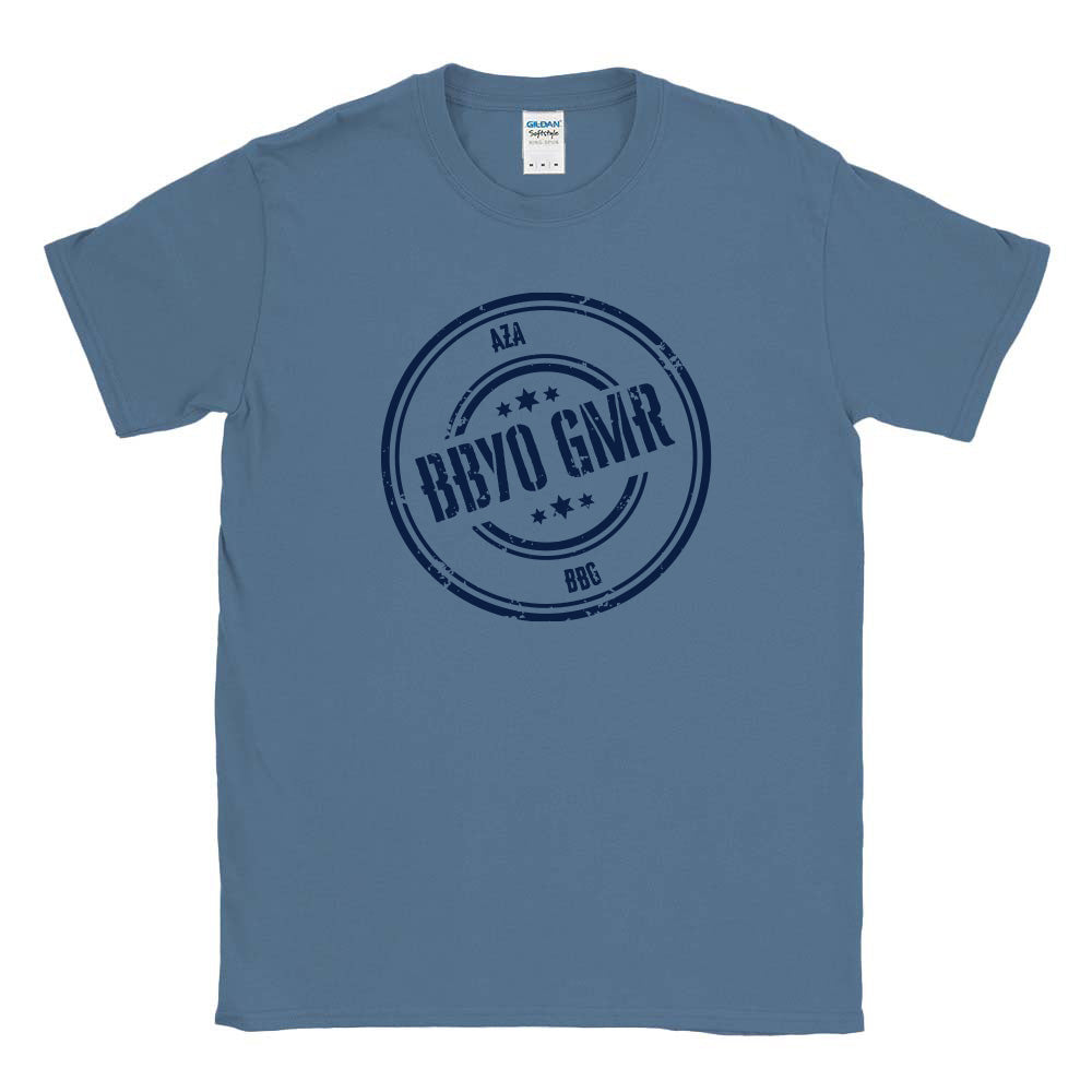 BBYO GMR: RUBBER STAMP BBG & AZA <br> softstyle tee <br> classic fit