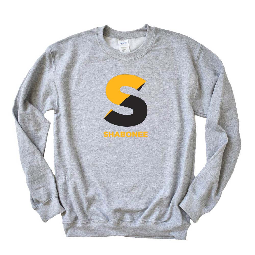 SPLIT S SWEATSHIRT ~ SHABONEE ELEMENTARY SCHOOL ~ youth & adult ~ classic unisex fit