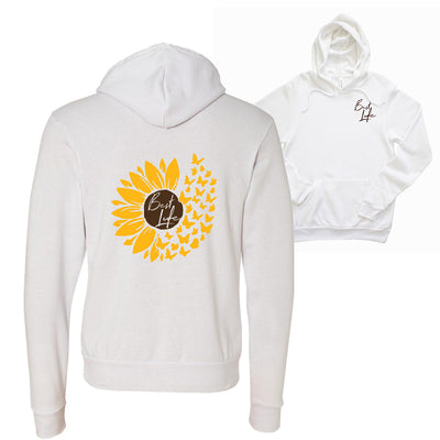SUNFLOWER HOODIE ~ BEST LIFE ~ adult ~ classic unisex fit
