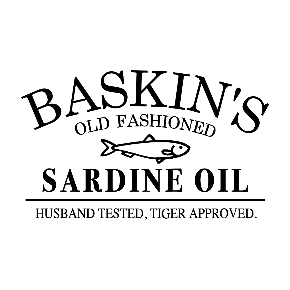 DESIGN: TIGER KING-BASKIN'S SARDINE OIL